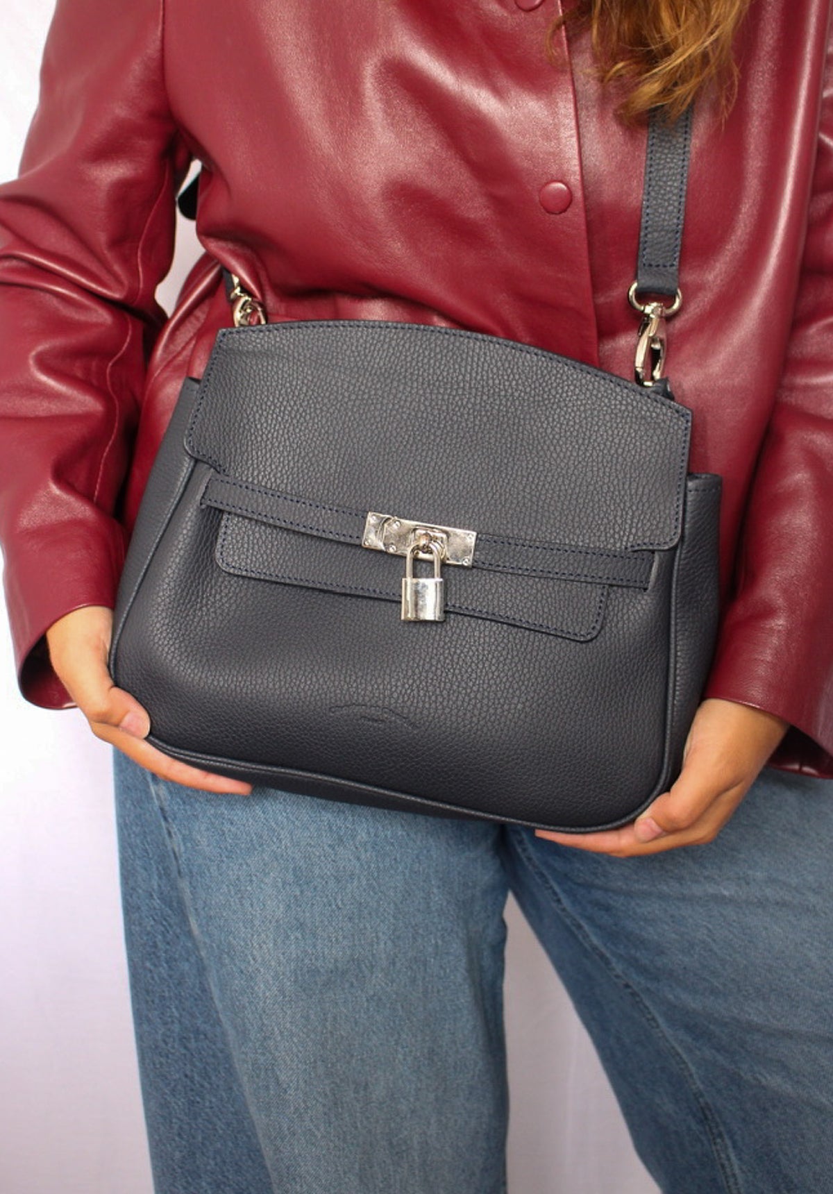 Petit sac compacte bandoulière mousqueton