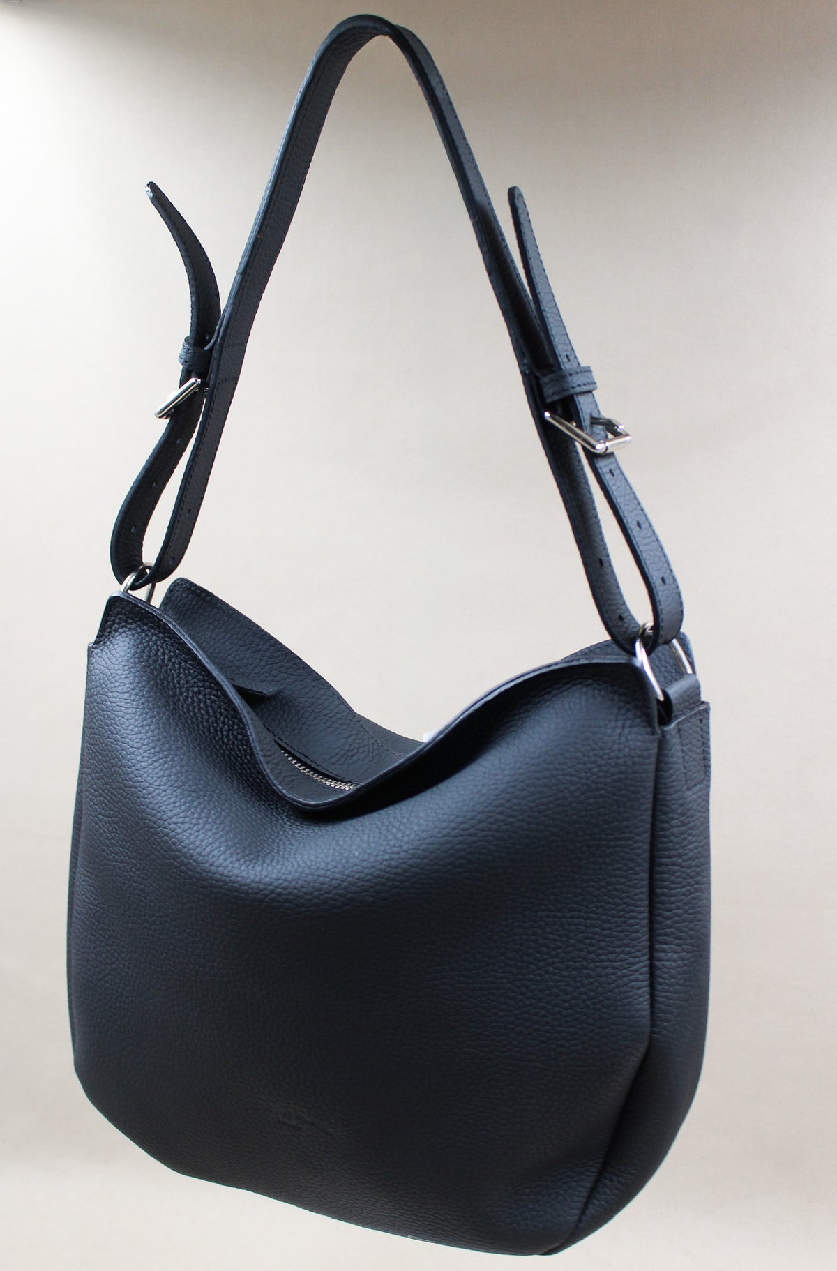 sac hobo fermeture zip fabriqué artisanalement