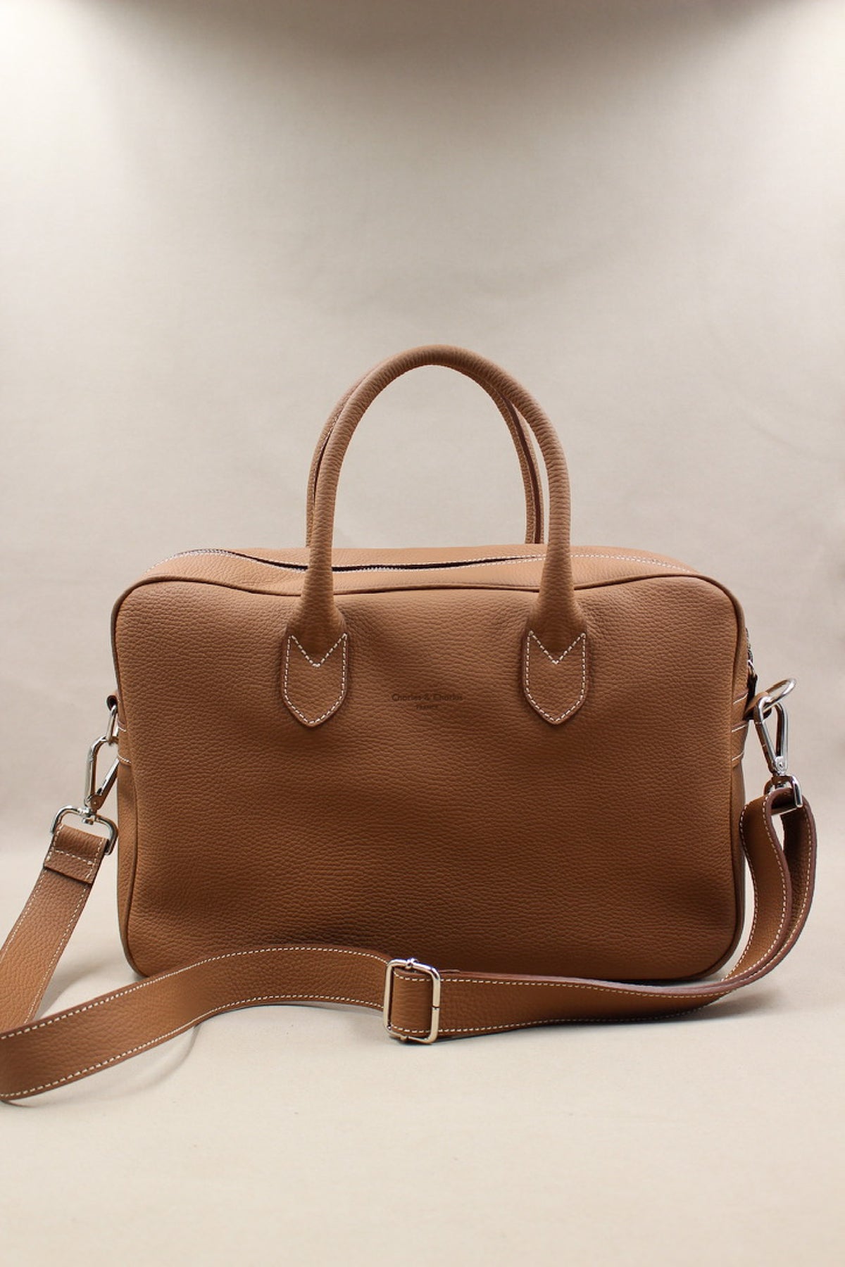 Sac cartable cuir premium artisan Mazamet