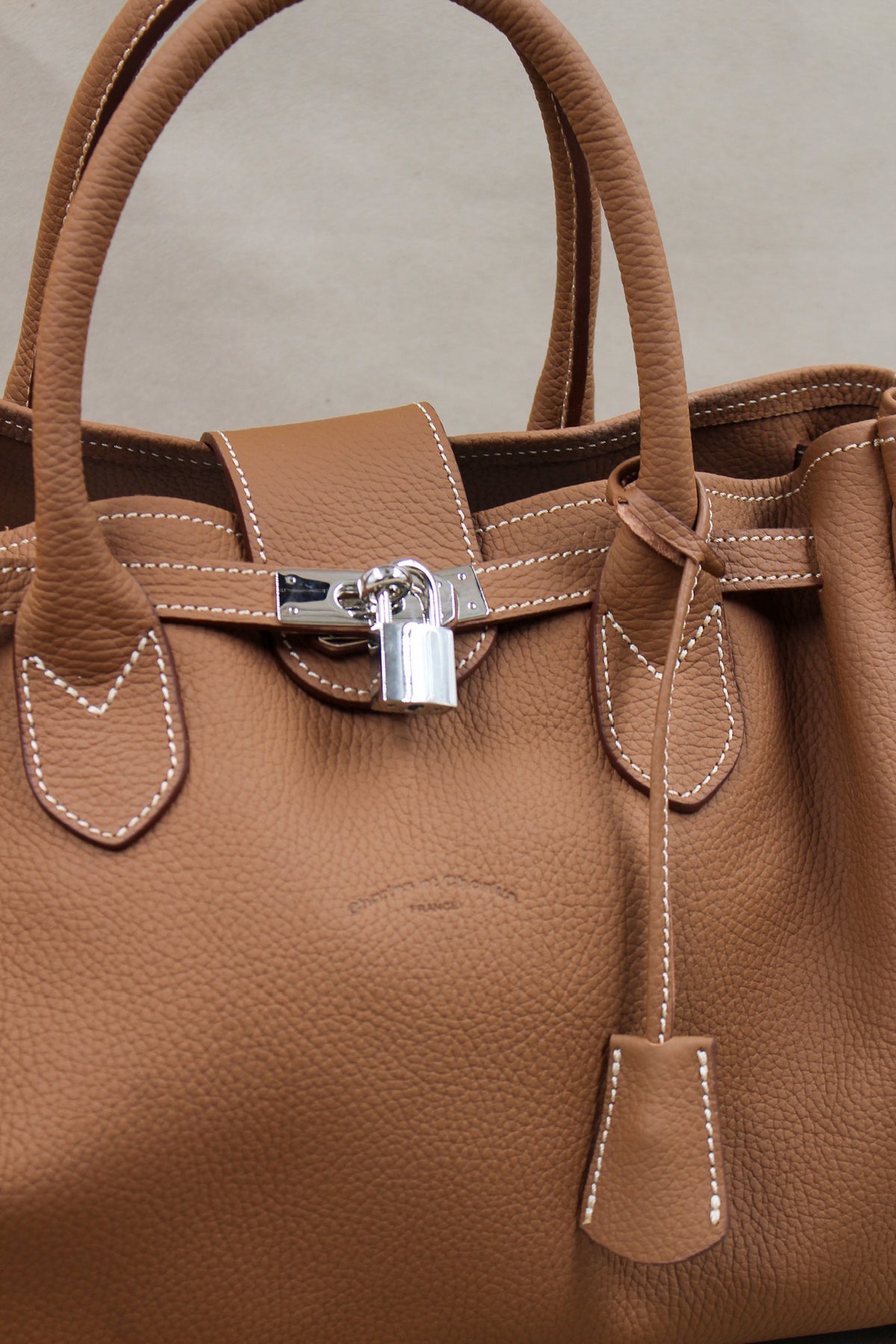 Sac cuir grainé qualité