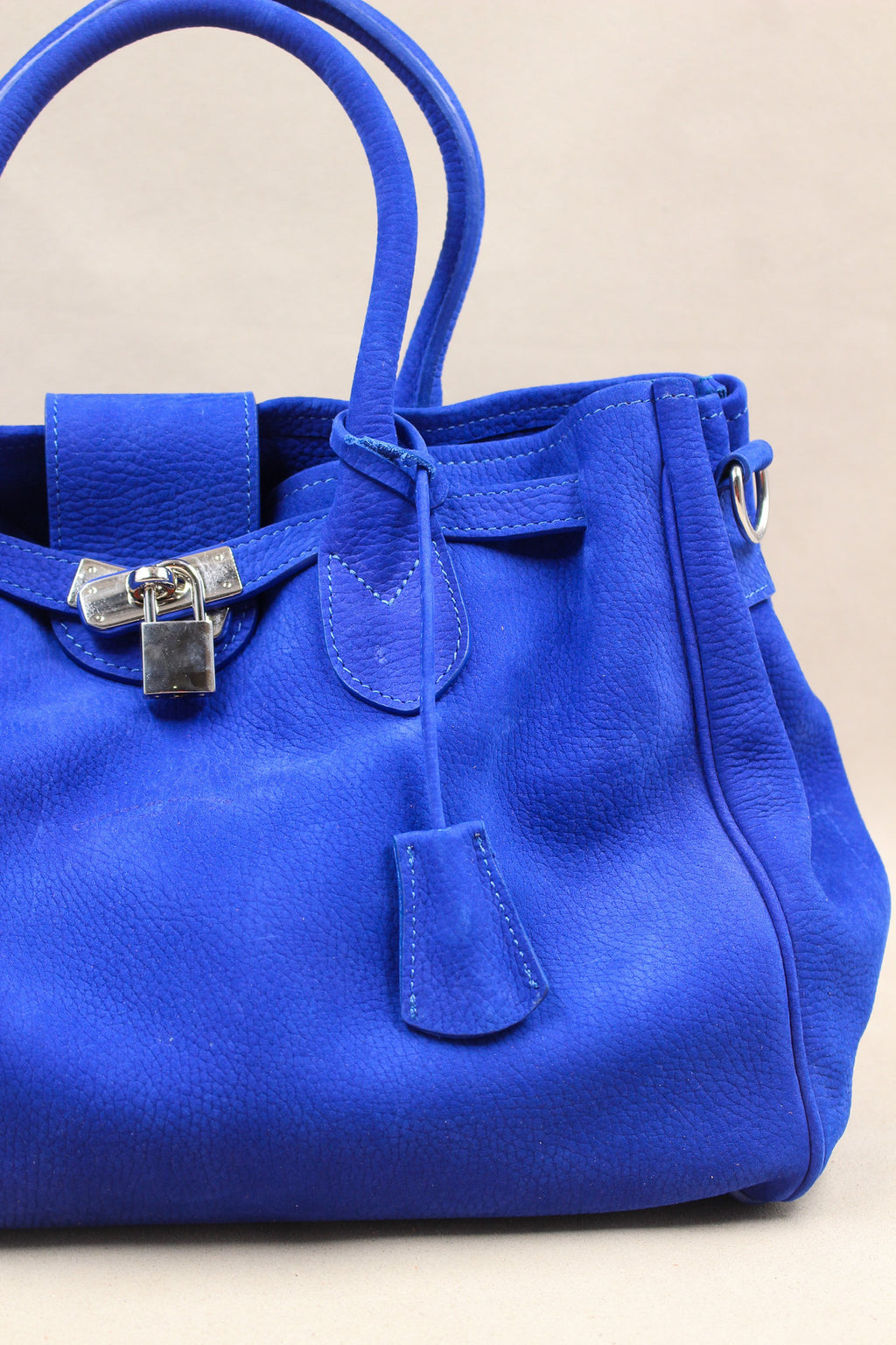 Sac cabas nubuck structuré made in France