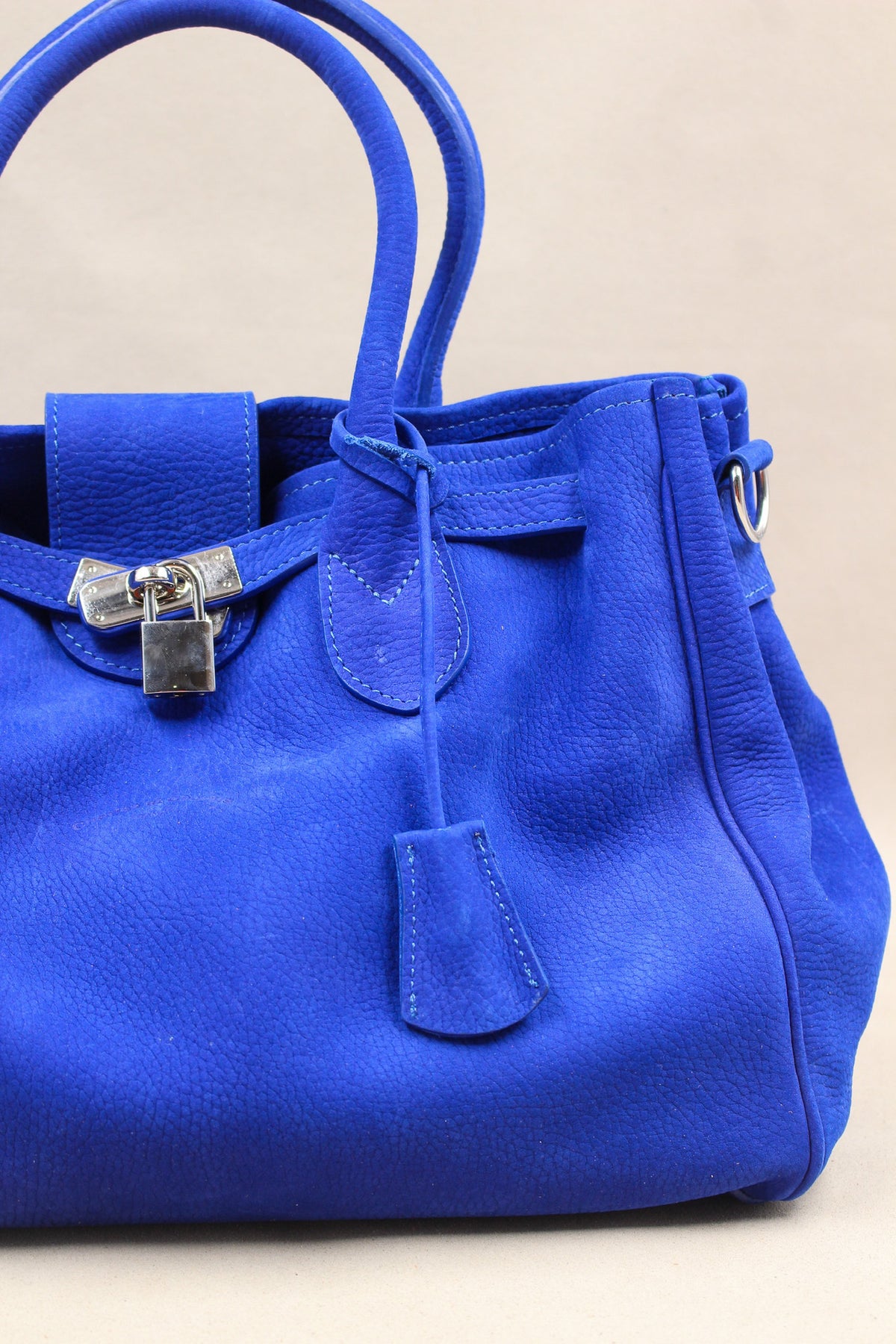 Sac cabas nubuck structuré made in France