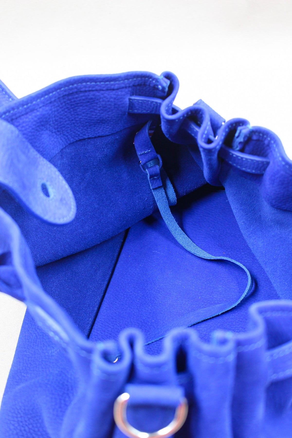 Sac cuir nubuck cadenas clé