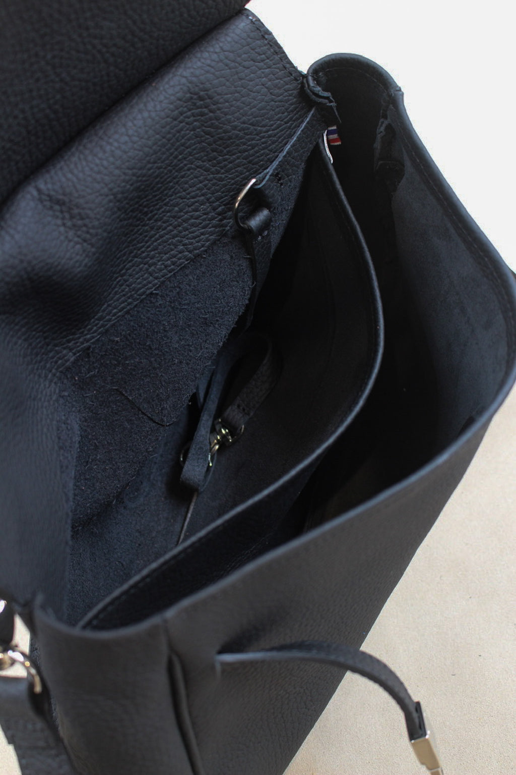 Grande pochette bandoulière grainé haut de gamme
