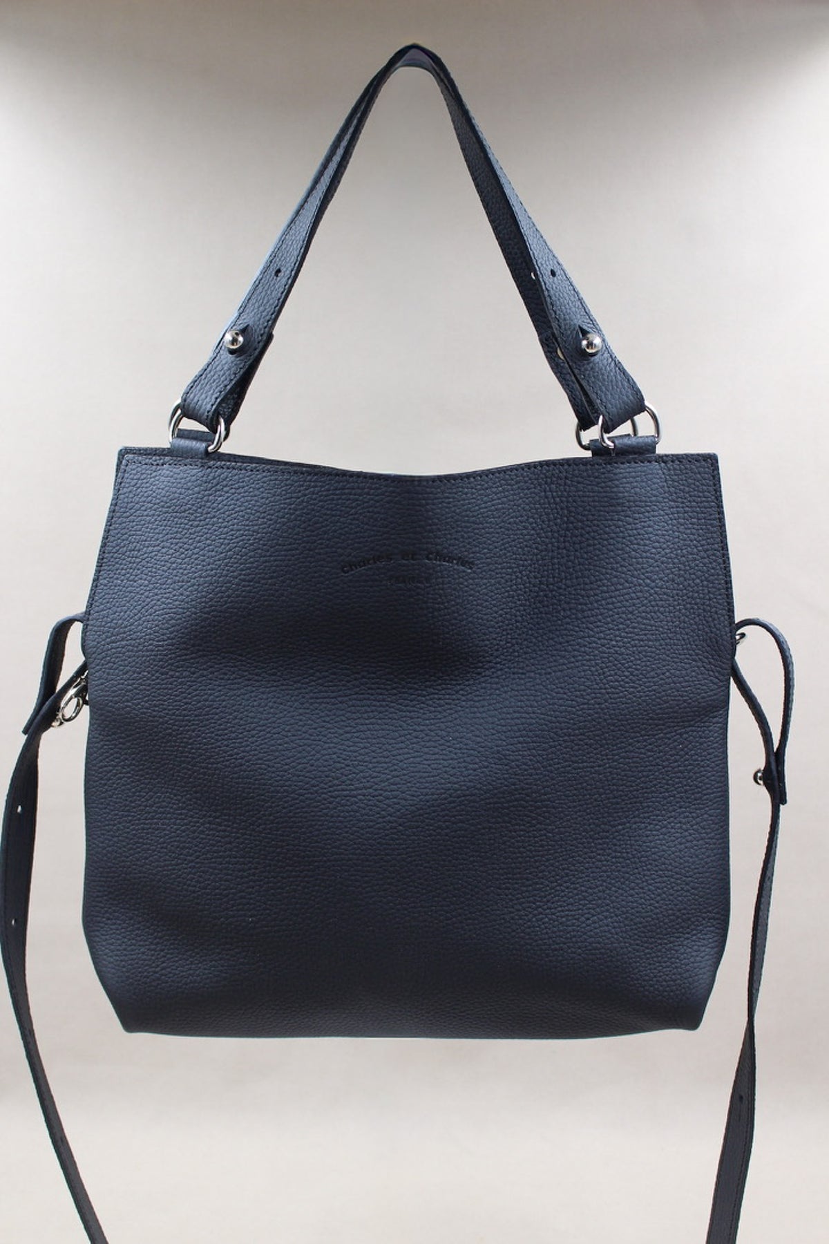 Sac intemporel grainé maroquinerie française