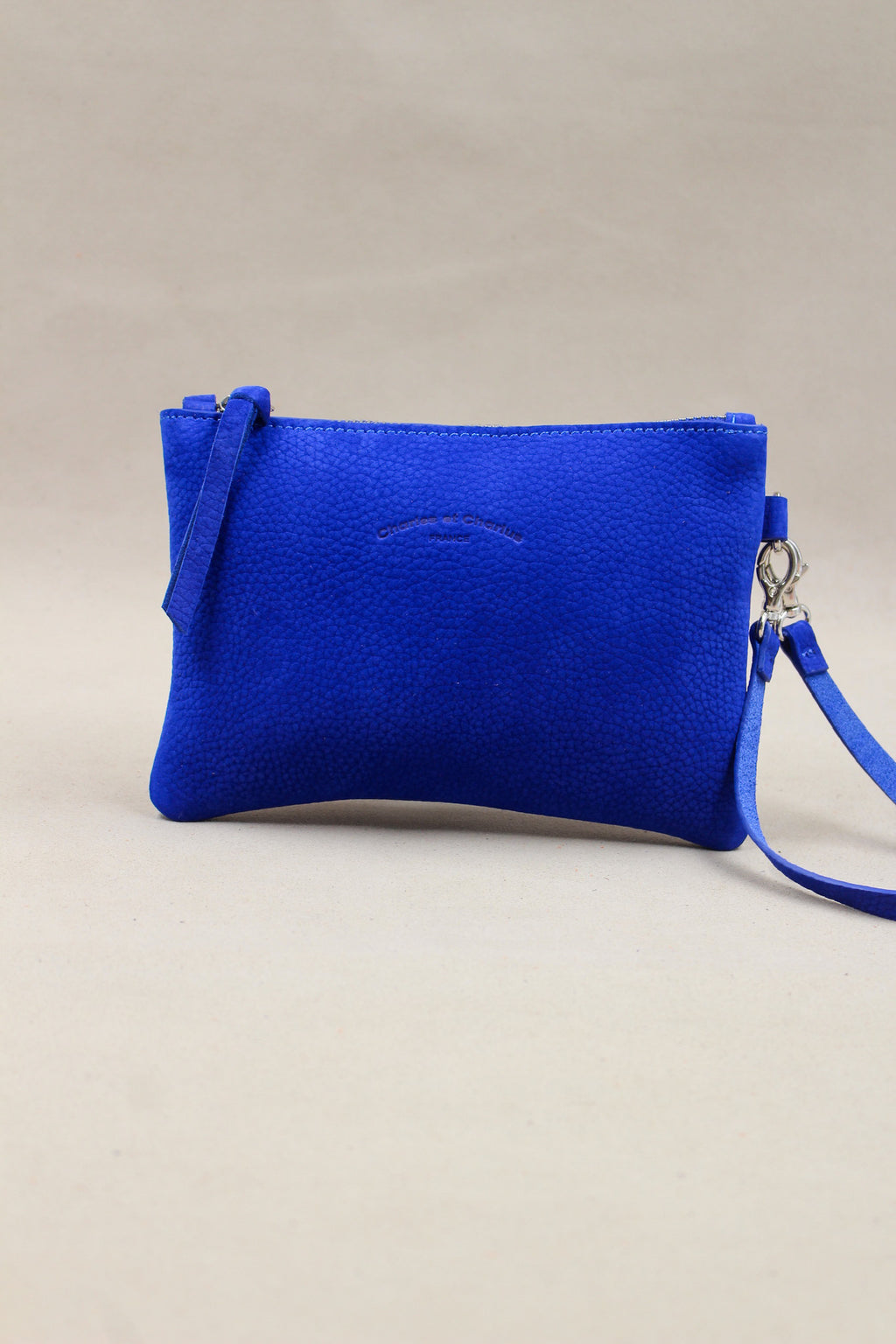 Trousse cuir nubuck, maroquinerie de qualité