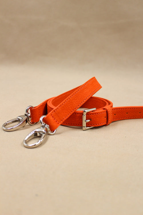Bandoulière cuir nubuck, maroquinerie de qualité