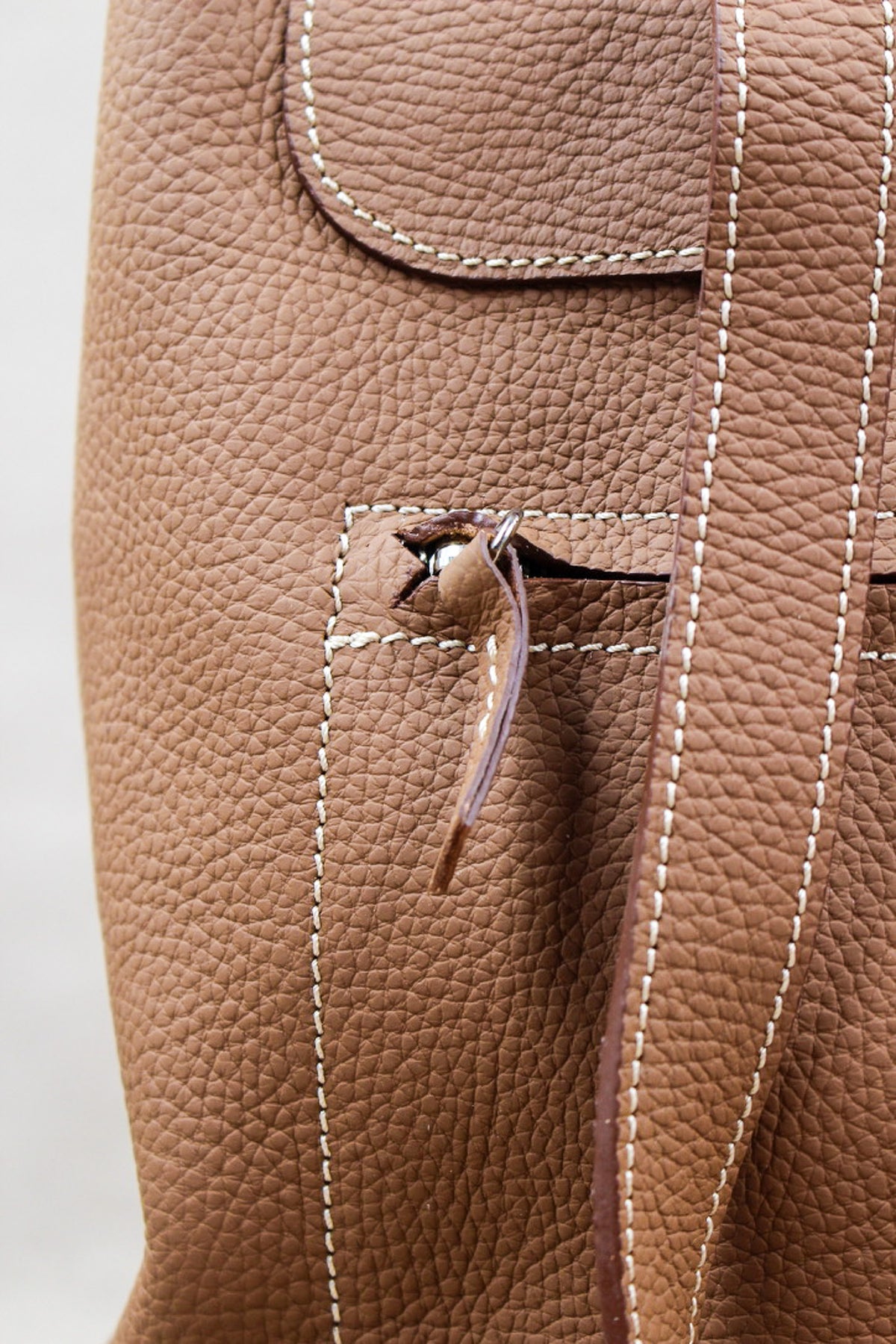Sac à dos cuir marron intemporel