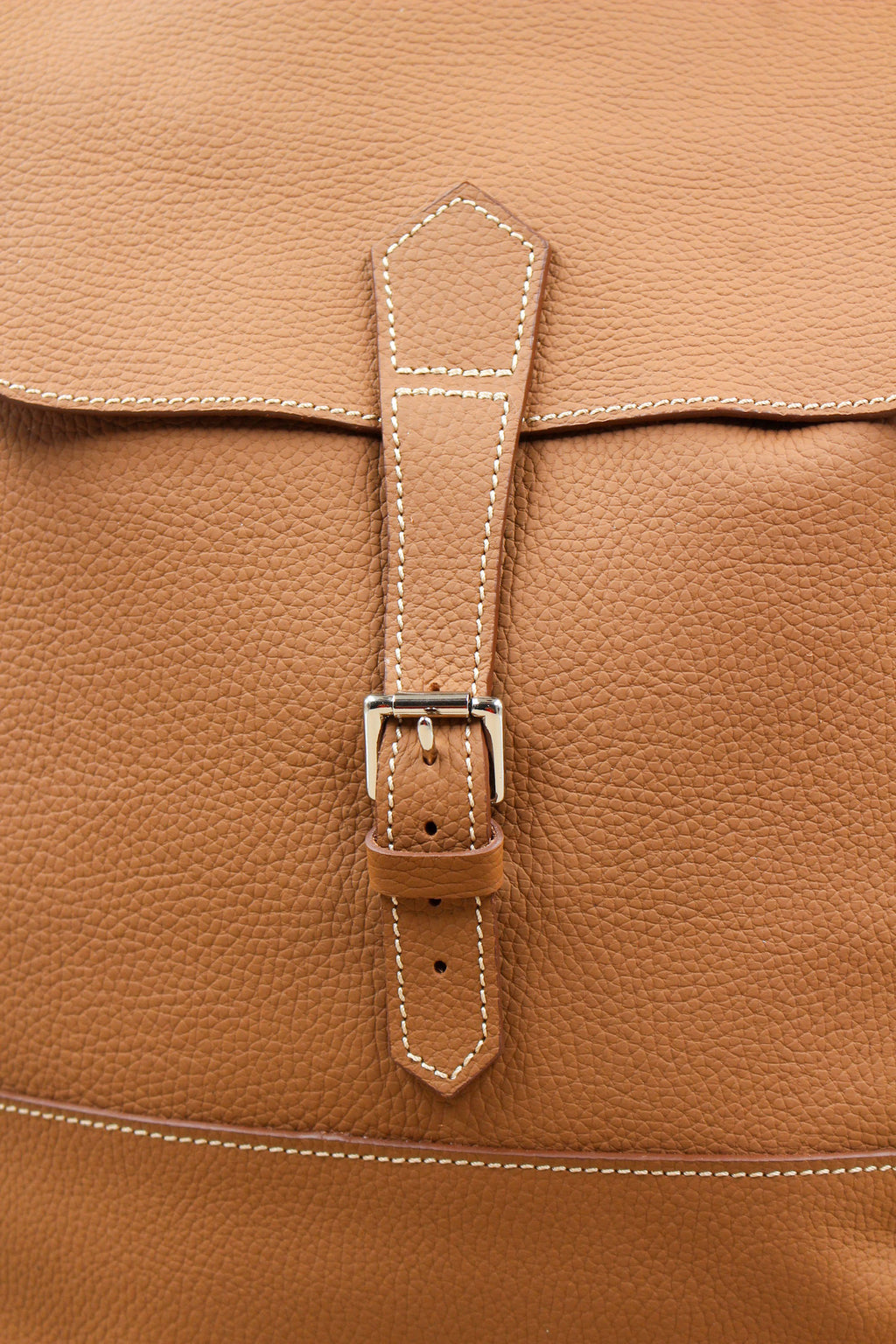 Sac à dos cuir grainé made in France artisanal