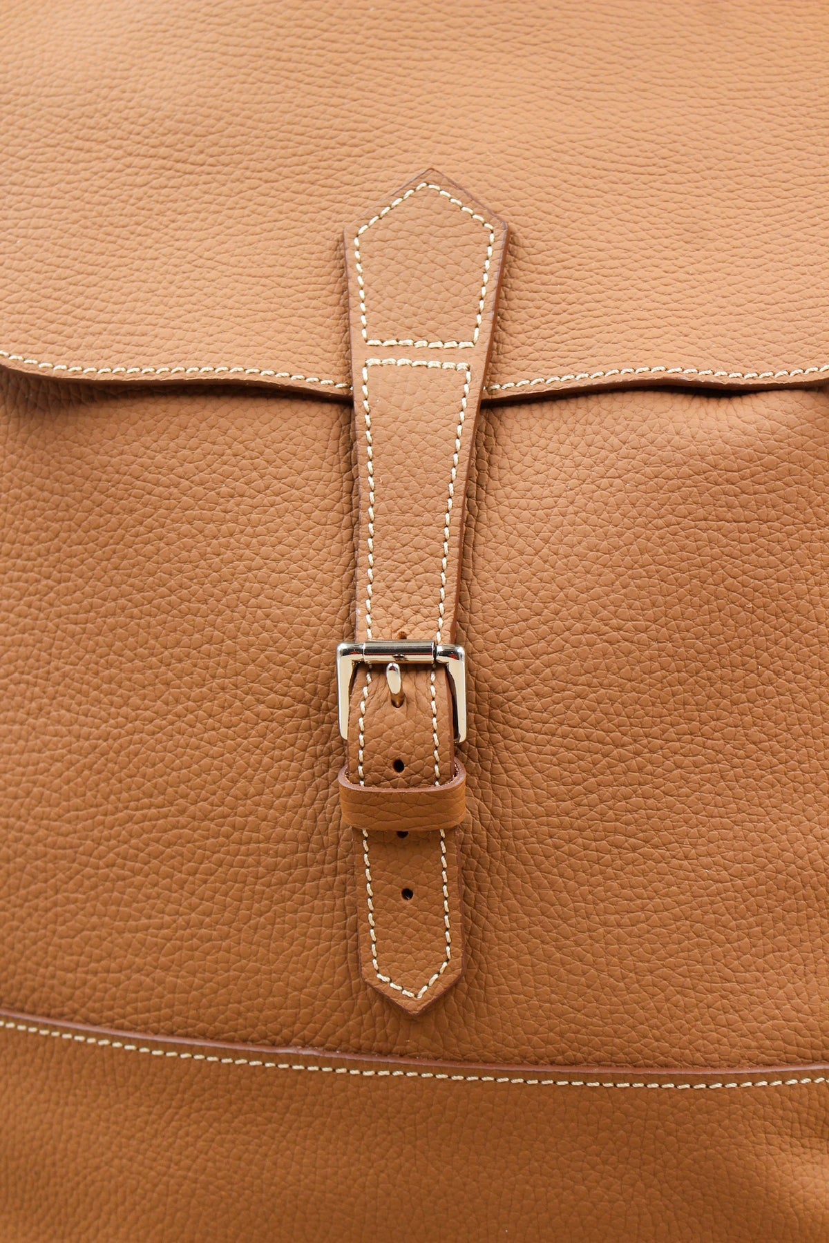 Sac à dos cuir grainé made in France artisanal
