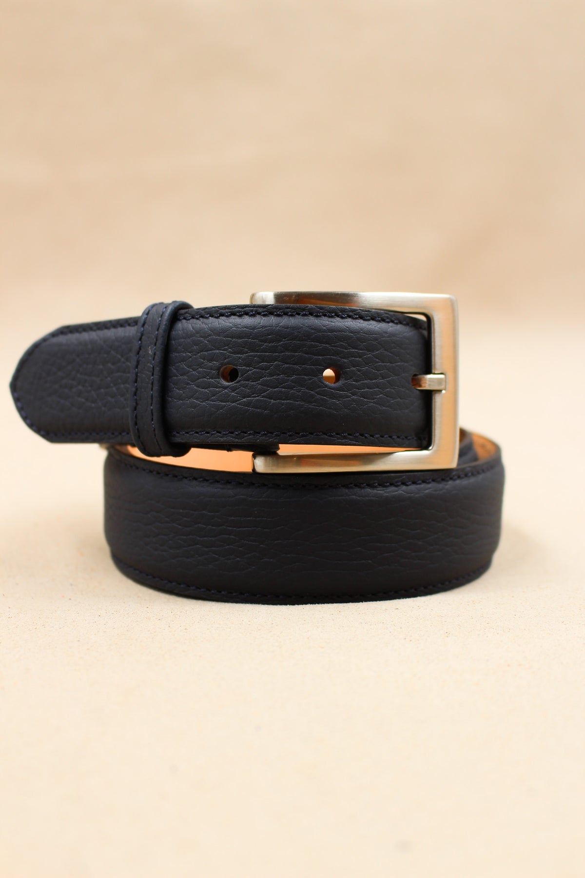 Ceinture 35 Bombée 4004 | Cuir Grainé