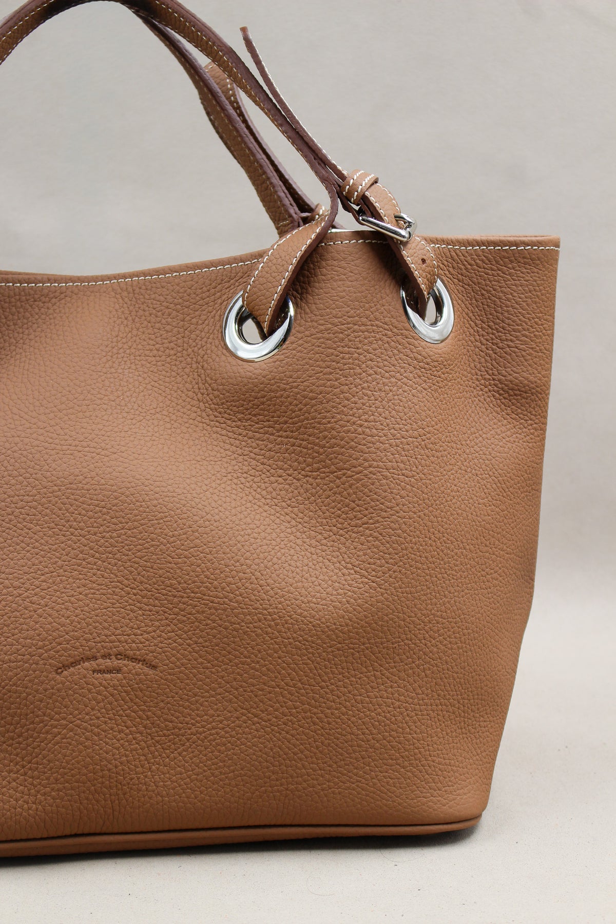 Sac maxi cuir taurillon confection artisanale