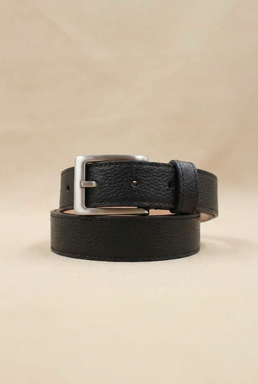 Ceinture 35 Plate 4004 | Cuir Grainé