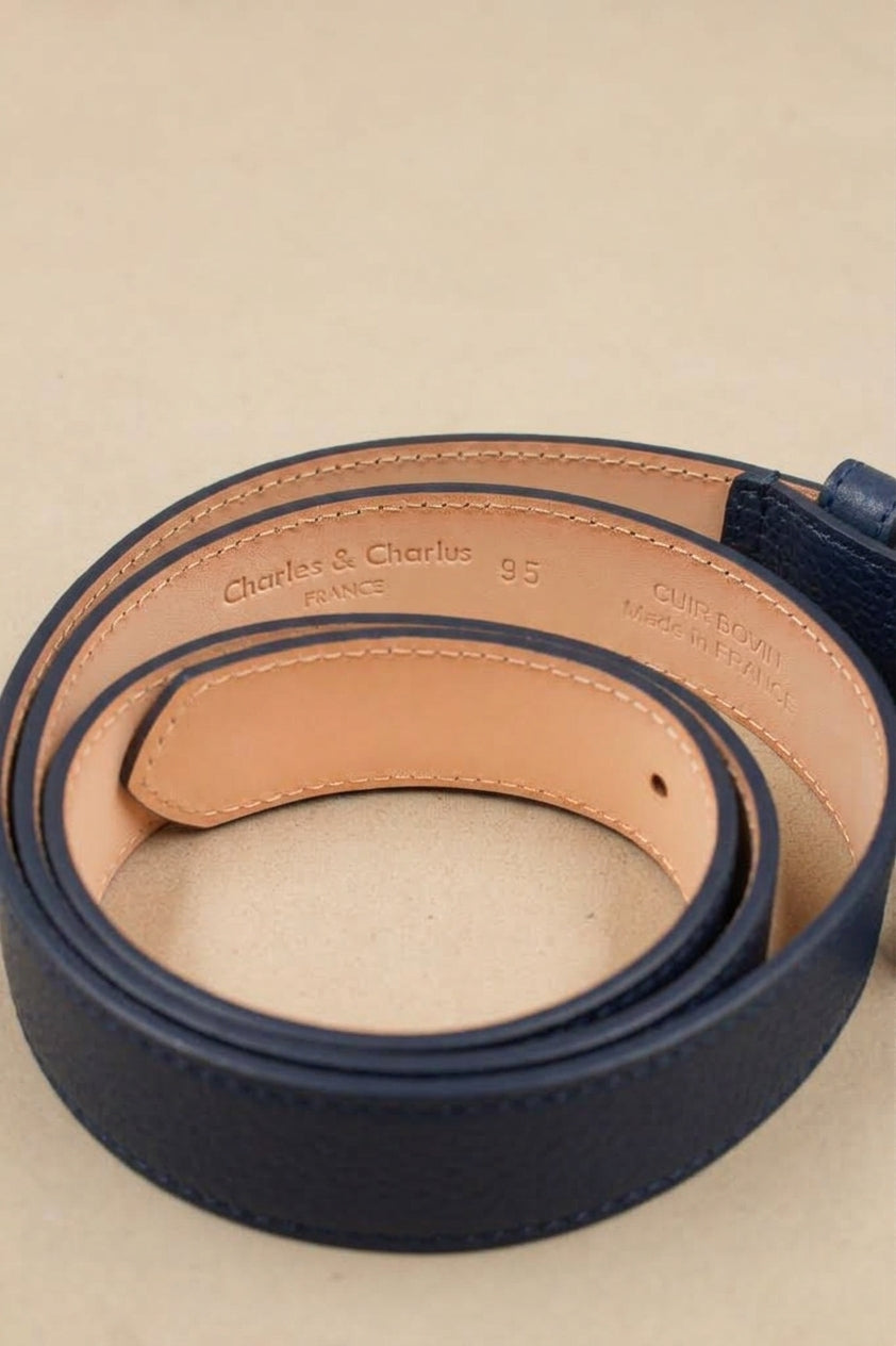 Ceinture 35 Plate 4004 | Cuir Grainé