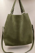 Sac kaki intemporel cuir premium nubuck artisanal français